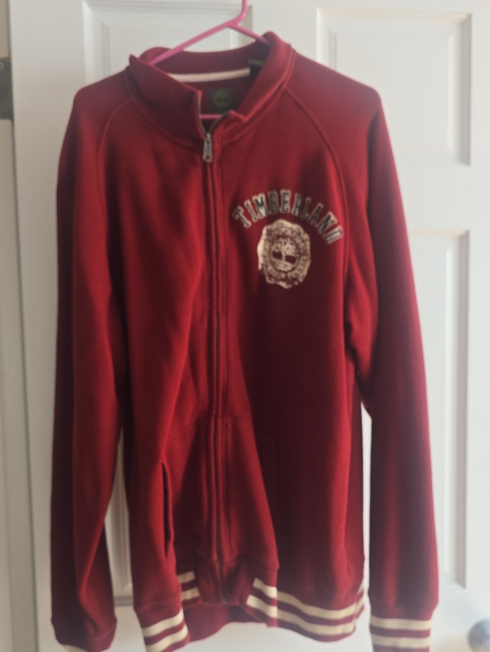 Timberland Men's Red Full-Zip Jacket